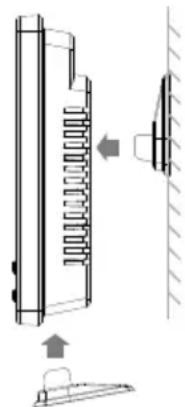 TECHNOLINE WS 9420 - COLOCACION VERTICAL O CUELGUE DEL APARATO - 1