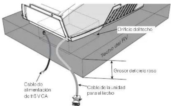 Furrion FACR13HESABLAM - Instalación de la caja de distribución de aire - 2