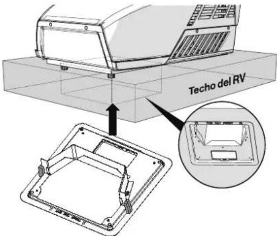 Furrion FACR13HESABLAM - Instalación de la caja de distribución de aire - 4