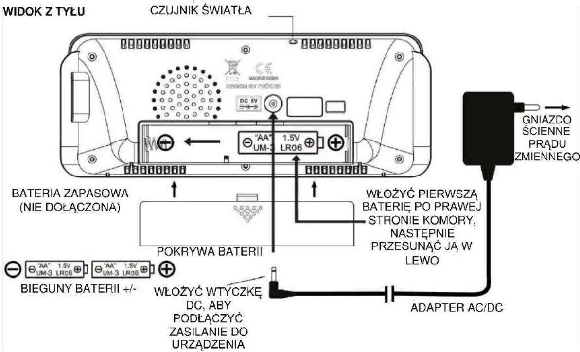 TECHNOLINE WT 498s - Zegar sterowany radiowo ze wskaźnikiem temperatury i kalendarzem - 3