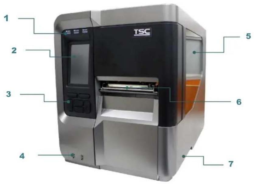 TSC MX240P - Vue de devant - 1