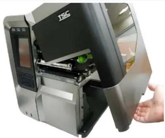 TSC MX240P - Chargement des supports en mode rembobinage (Option) - 1
