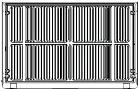 GE AKCQ08ACJ - PARA UN MAYOR NIVEL DE EFICIENCIA, UTILICE EL PANEL DE CELOSÍA TRASERO PROVISTO - 1