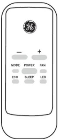 GE AJCM12DWJ - TECLAS DE INCREMENTO + / REDUCCIÓN - DE TEMPERATURA - 1