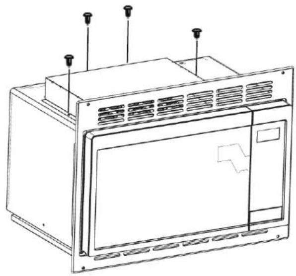 GE JX1095STBB - MOUNT THE DUCT UPPER - 1