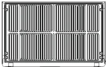 GE AKCQ10ACJ - FOR INCREASED EFFICIENCY, UTILIZE THE PROVIDED LOUVERED REAR PANEL - 1
