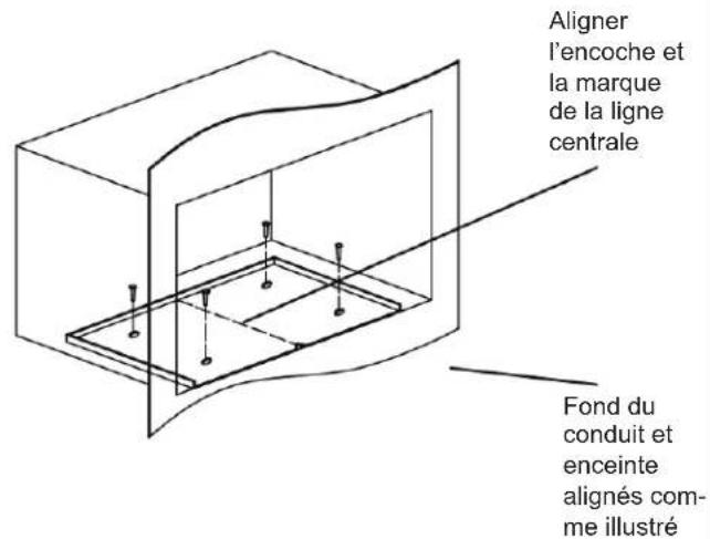 GE JX1095STSS - Localiser et installer le BAS du conduit - 1
