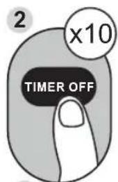 COMFEE CP05S3WBA1RCM - TIMER OFF Function - 2