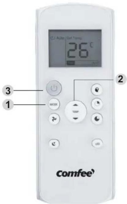 COMFEE CP05S3WBA1RCM - How to Use the Basic Functions - 1