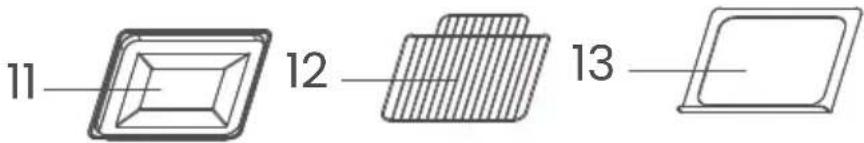 COMFEE CFOCC2501C - NAME OF PARTS - 2