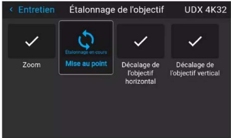 Barco UDXW40 FLEX - Comment proceder à l'étaconnage - 3