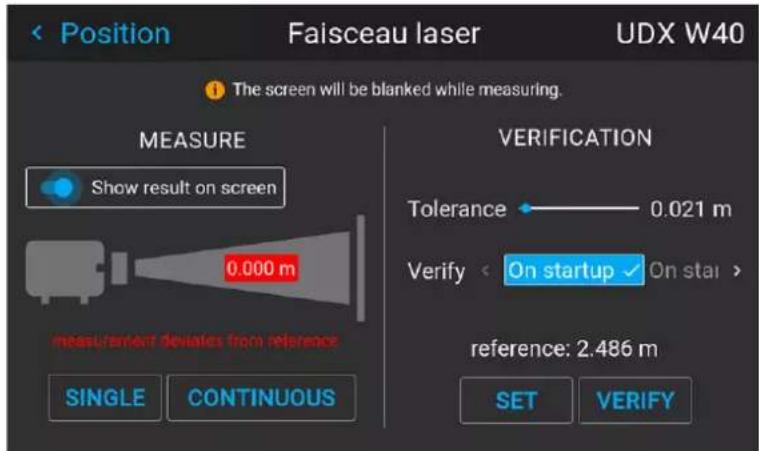 Barco UDXW40 FLEX - Comment mesurer la distance entre le projecteur et l'écran ? - 2