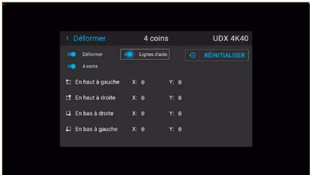 Barco UDXW40 FLEX - Comment régler l'image ? - 2