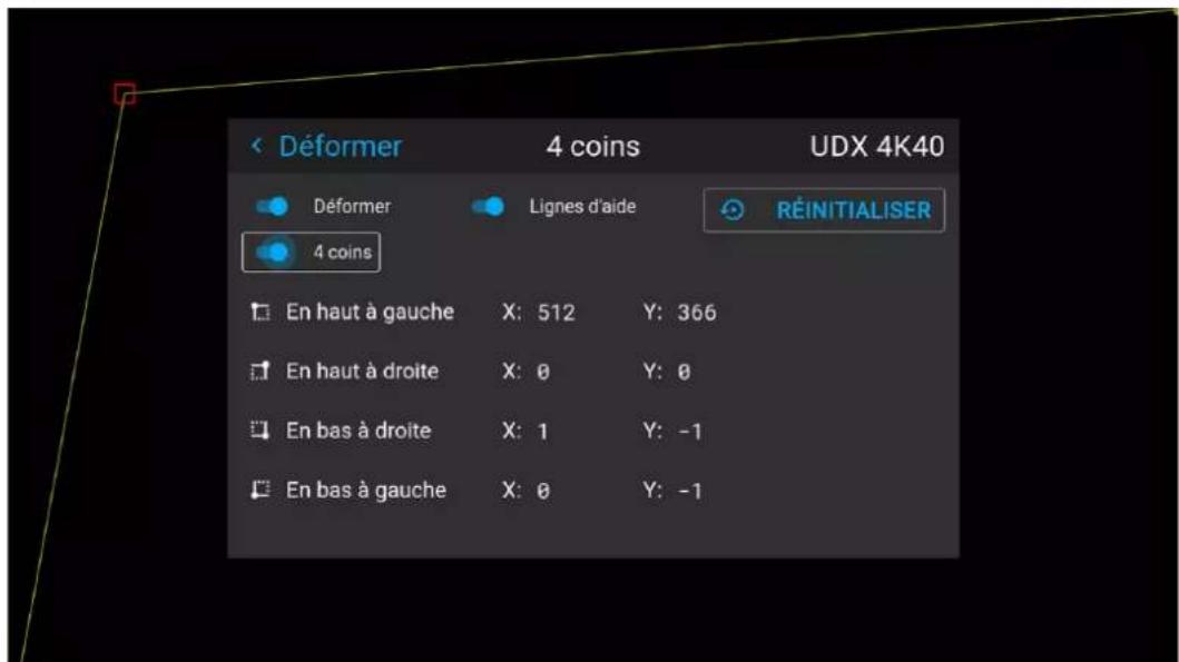 Barco UDXW40 FLEX - Comment régler l'image ? - 3