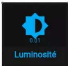 Barco UDXW40 FLEX - Pour configurer le niveau de luminosité - 1