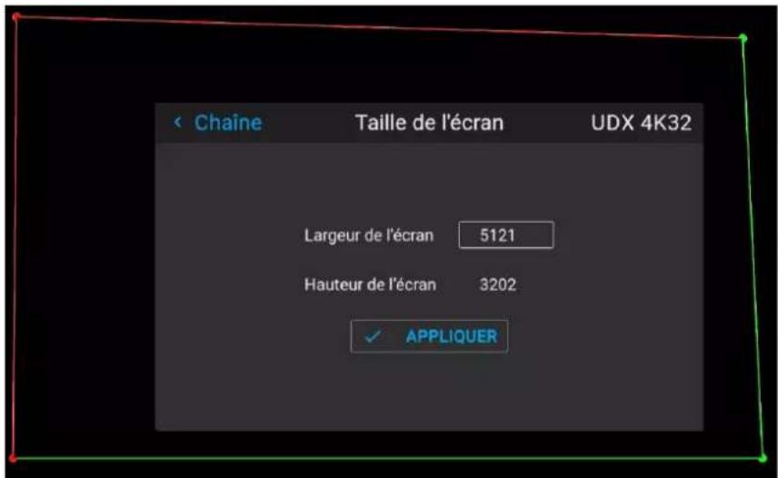Barco UDXW40 FLEX - Comment régler l'image avec des pixels ? - 5