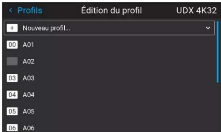 Barco UDXW40 FLEX - Supprimer un profil de projecteur - 2