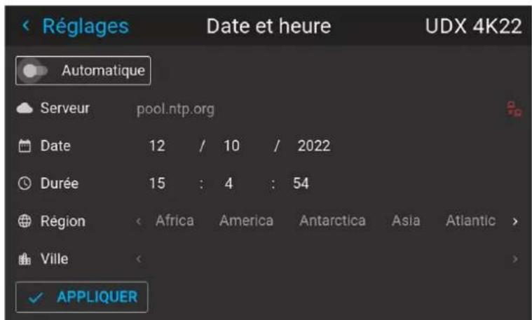 Barco UDXW40 FLEX - Comment procederaune configuration manuelle - 2