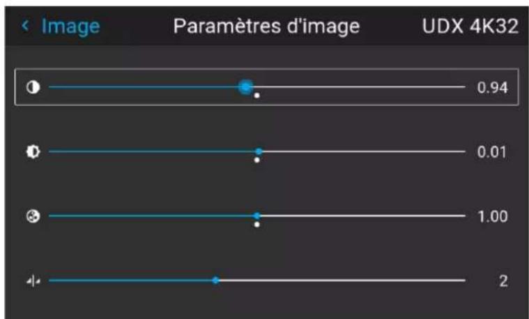 Barco UDXW40 FLEX - Comment configurer le contraste - 2