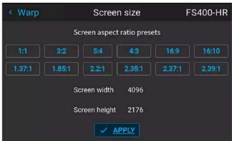 Barco UDXW40 FLEX - Comment régler l'image avec des pixels ? - 2