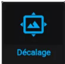 Barco UDXW40 FLEX - Décalage vertical et horizontal - 1