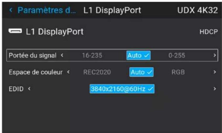 Barco UDXW40 FLEX - Comment configurer un connecteur - 4