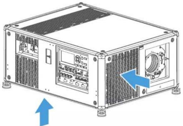 Barco UDXW40 FLEX - Flux d'air du projecteur - 1