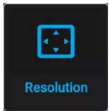 Barco UDXW40 FLEX - Réglage de la résolution via le menu OSD - 1