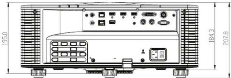 Barco G62W14 - A.3 Dimensions du G62 - 3