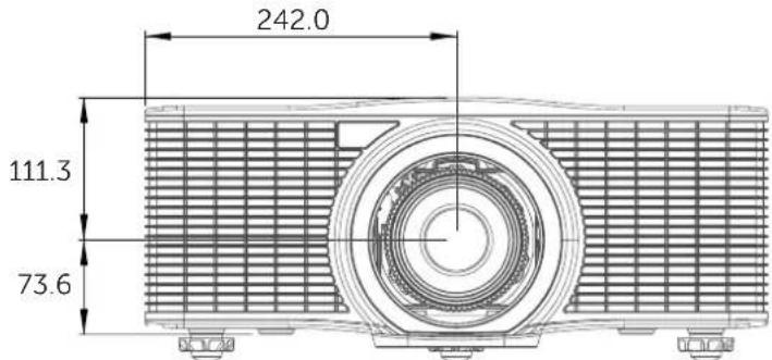 Barco G62W14 - A.3 Dimensions du G62 - 2