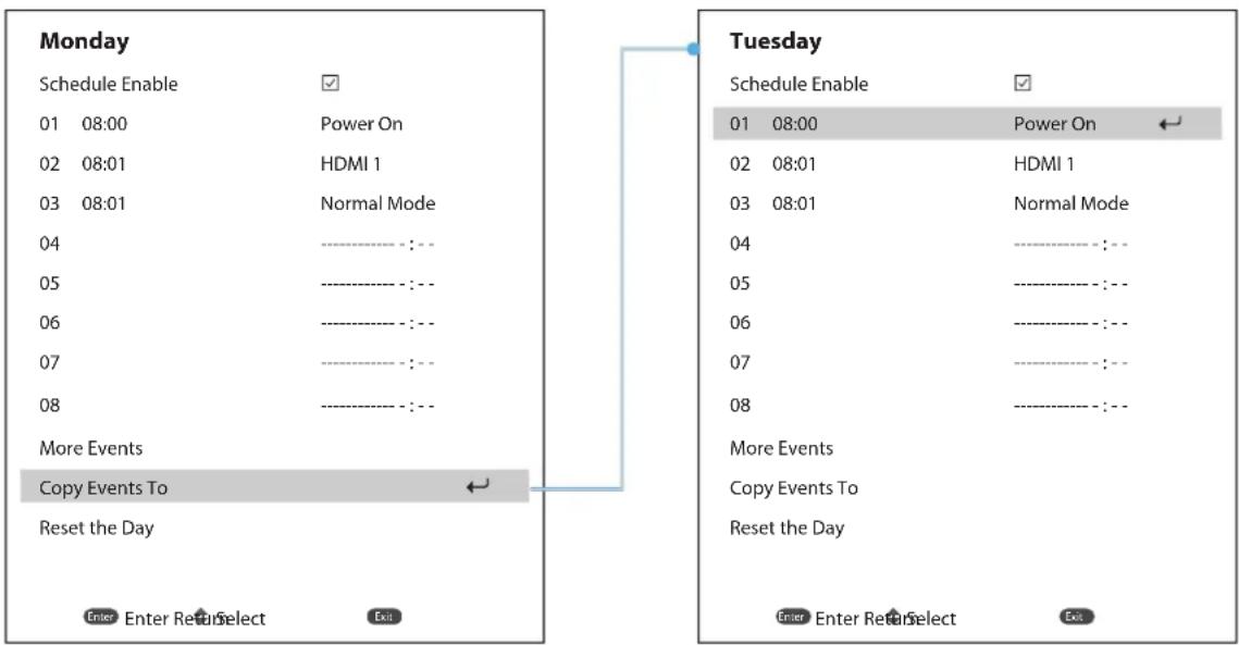 Barco G100W19 - Comment configurer un calendrier - 5