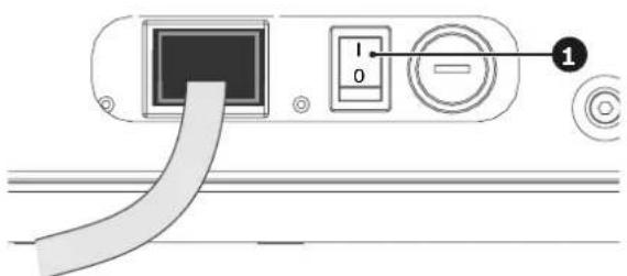 Barco G100W19 - Comment mettre le projecteur sous tension - 1