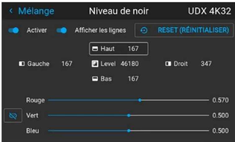 Barco FS404K MKII - Pour effectuer un réglage RGB - 1