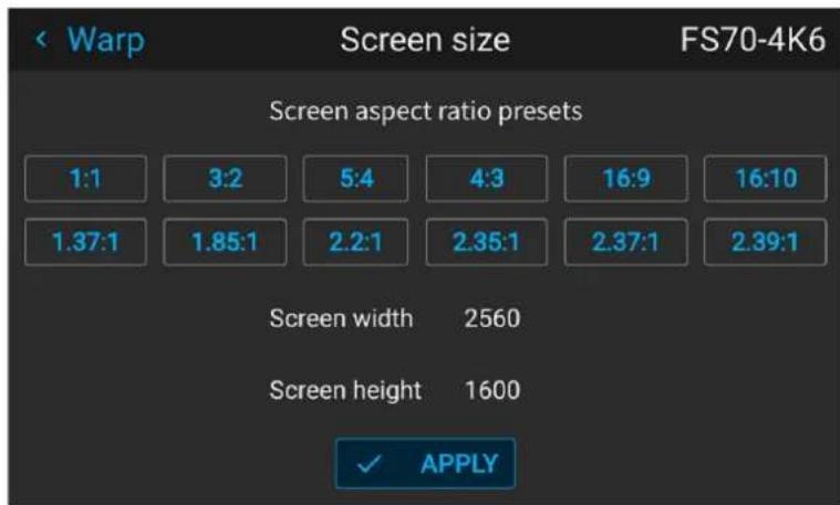 Barco FS404K MKII - Comment régler l'image ? - 1