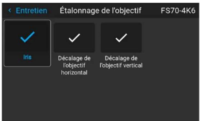 Barco FS404K MKII - Étalonnage - 1