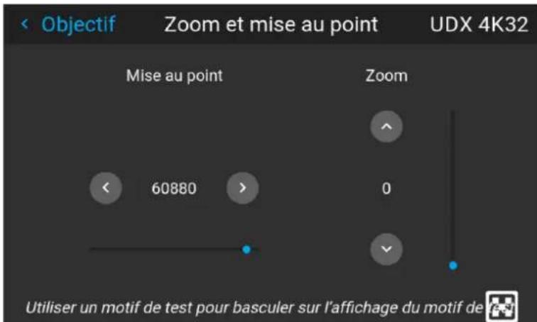 Barco FS404K MKII - Zoom et mise au point - 1