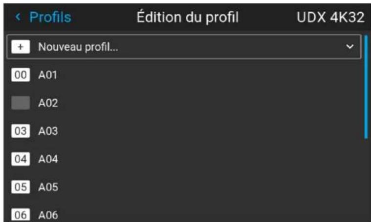 Barco FS404K MKII - Rappelez un profil. - 1