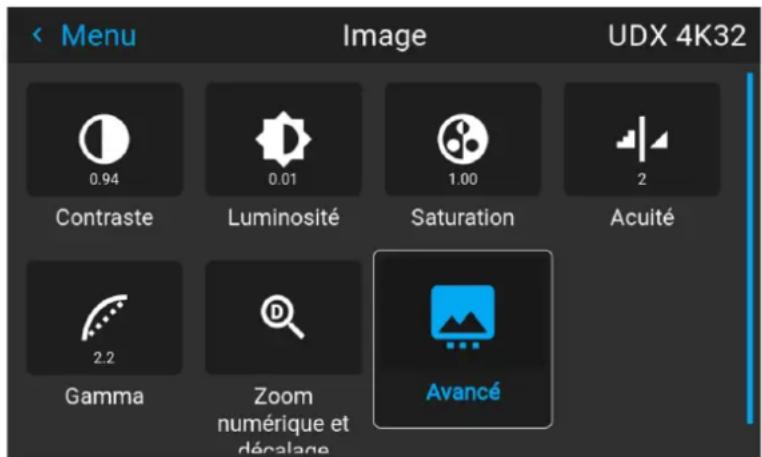 Barco FS404K MKII - Comment choisir le paramétrage prédéfini P7 - 1