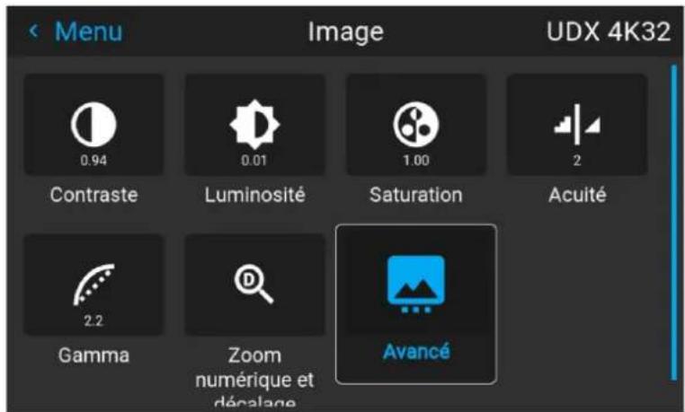 Barco FS404K MKII - Comment choisir le paramétrage prédéfini P7 - 1
