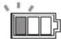 MAKITA VC006GM - Battery indicators on control panel - 3