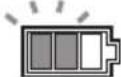 MAKITA VC006GM - Battery indicators on control panel - 2