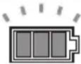 MAKITA VC006GM - Indicação da capacidade restante da bateria - 1