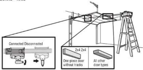 LIFT-MASTER 81600 - CAUTION - 2