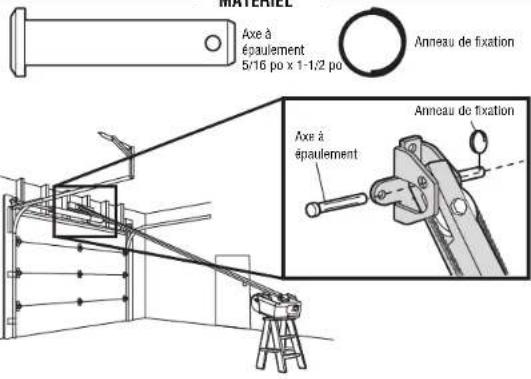 LIFT-MASTER 81640 - Fixer le rail au support de linteau - 3