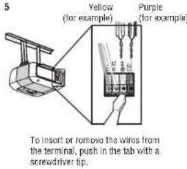 LIFT-MASTER 81640 - OPTION B - PRE-WIRED INSTALLATION - 5