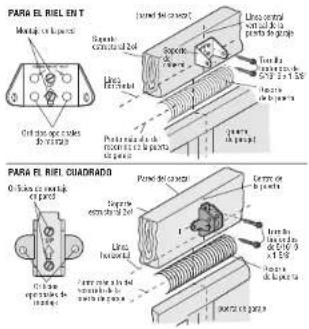 LIFT-MASTER 81640 - OPCIÓN A - INSTALACIÓN EN LA PARED - 1