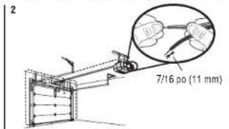 LIFT-MASTER 81640 - Câbler les capteurs d'inversion de sécurité - 2
