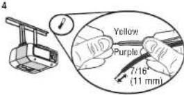 LIFT-MASTER 81640 - OPTION B - PRE-WIRED INSTALLATION - 4