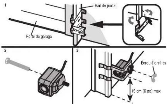 LIFT-MASTER 81640 - Installation du RAIL de porte - 1