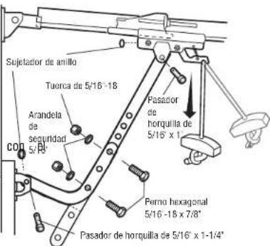 LIFT-MASTER 81650 - Conecte el brazo de la puerta al carro - 4
